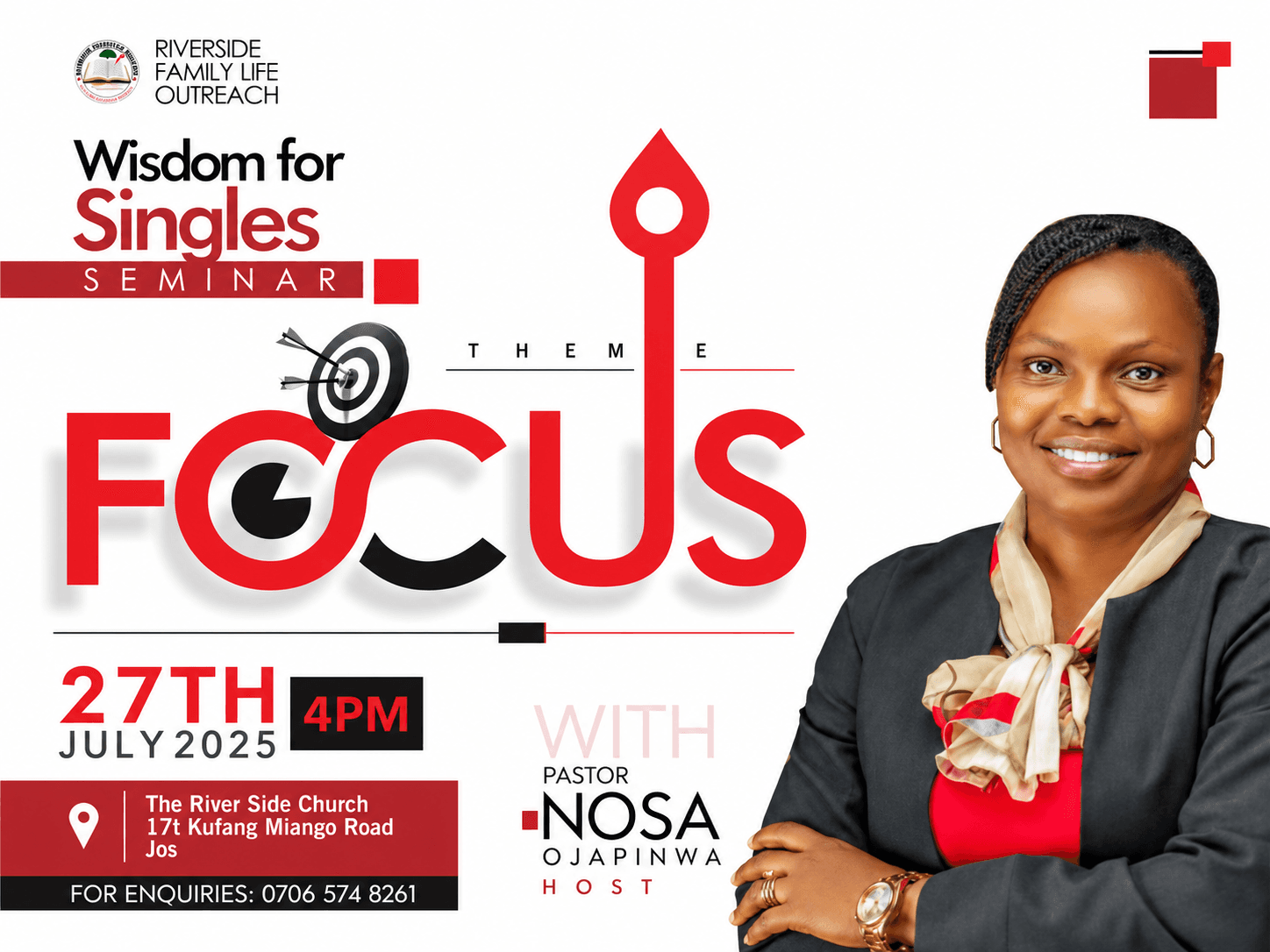 Wisdom for Singles Seminar — Focus